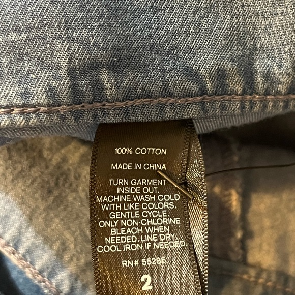 NWT Express Jeans Denim Maxi Skirt. Blue. Size 2 - Picture 8 of 11